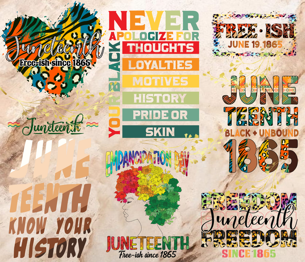 20oz Tumbler- Juneteenth