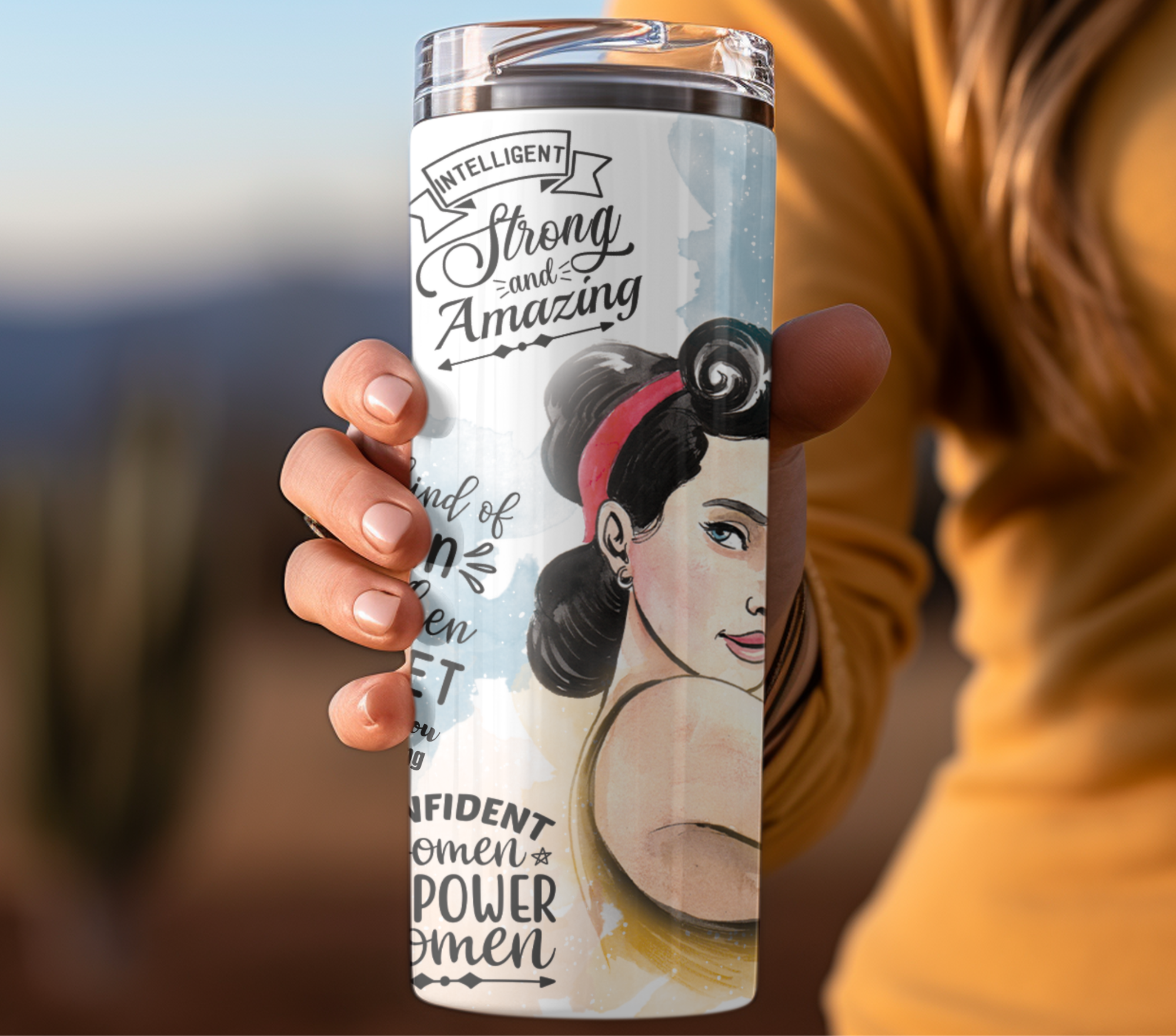 20oz Tumbler: Strong Women