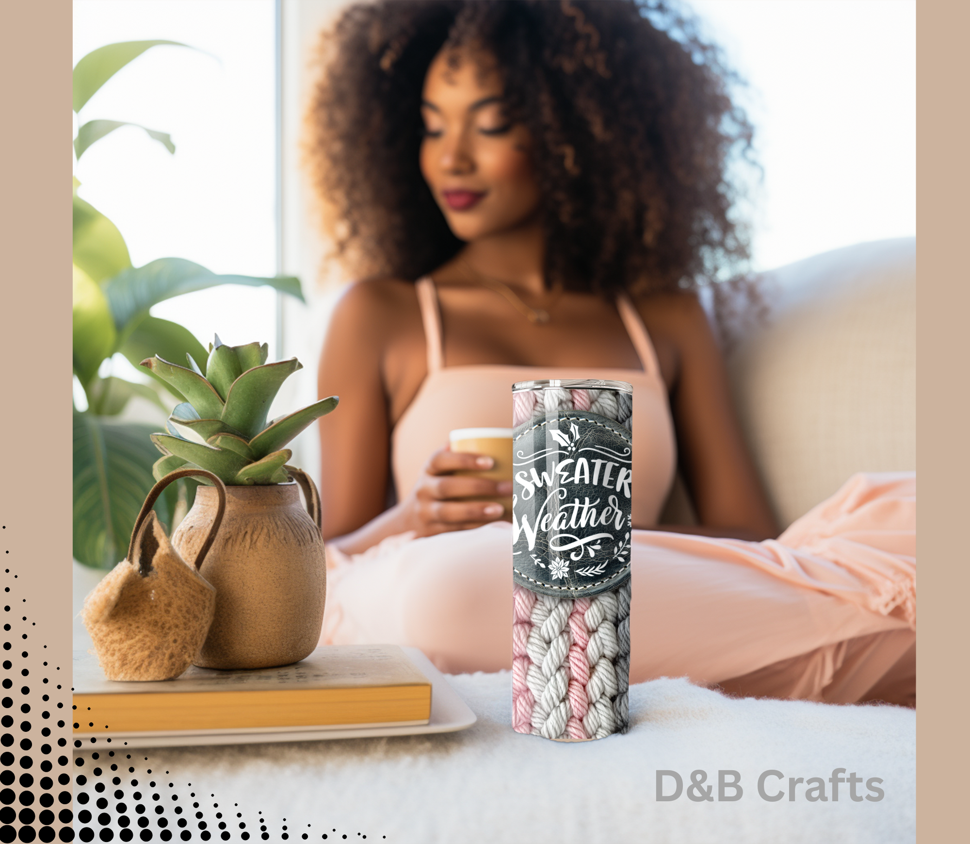 20oz Tumbler: Sweater Weather