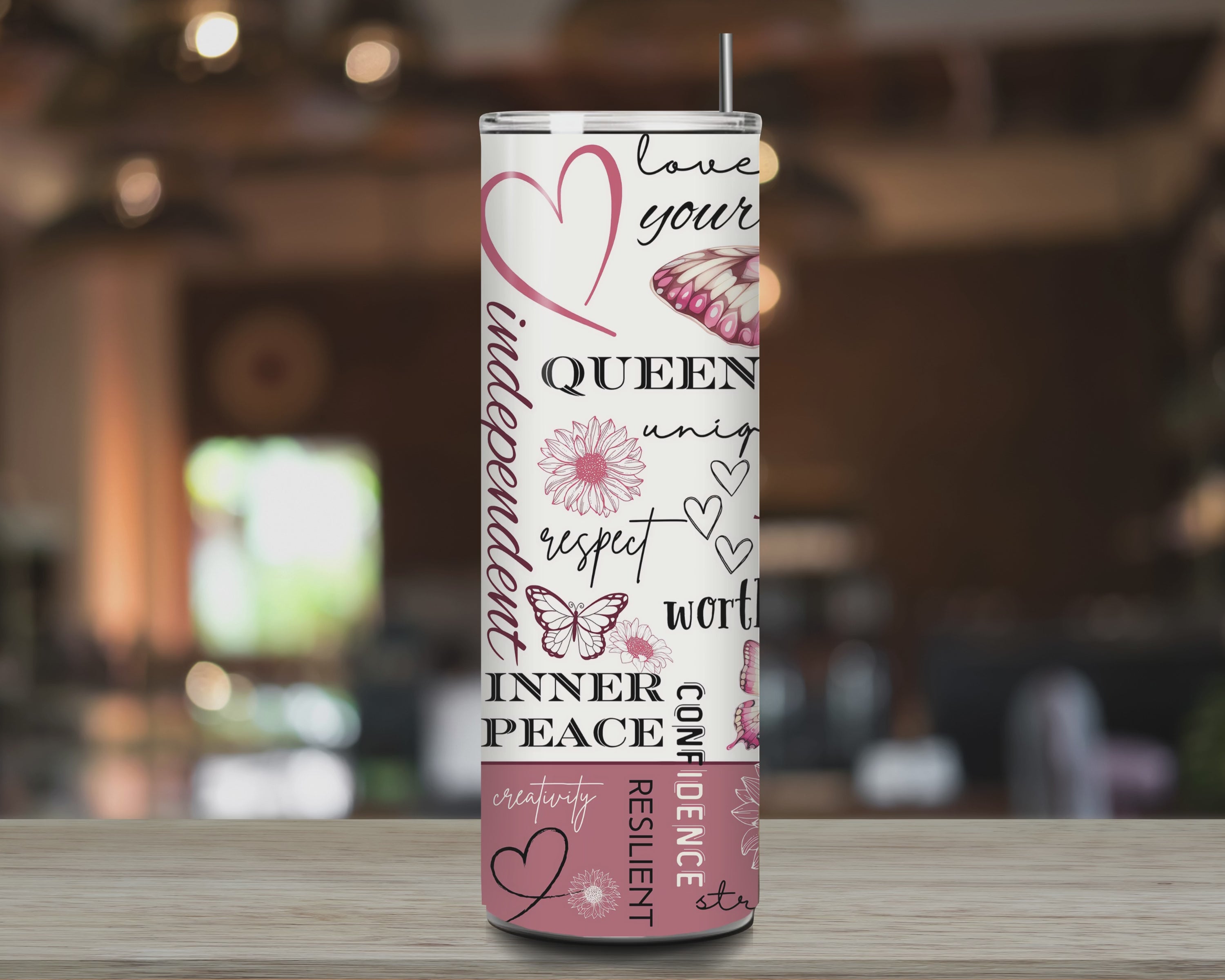 20oz/22oz Tumbler: Independent Queen