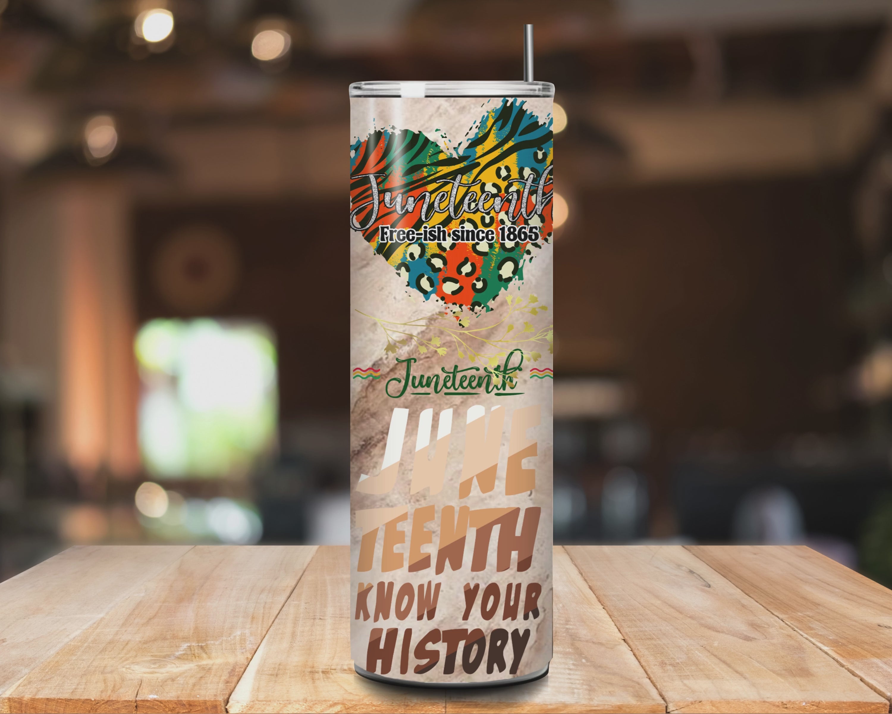 20oz Tumbler- Juneteenth